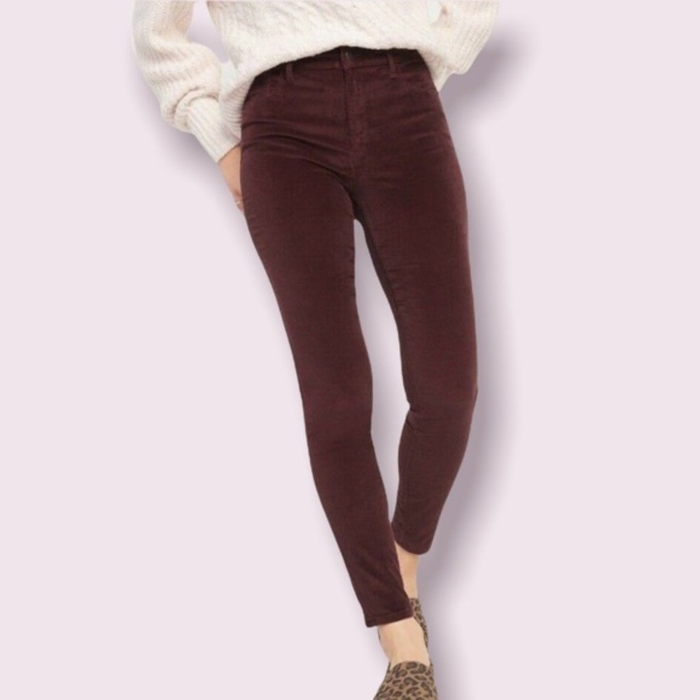 🎉LAST CHANCE! Rockstar Super Skinny High Rise Black Velvet Pants